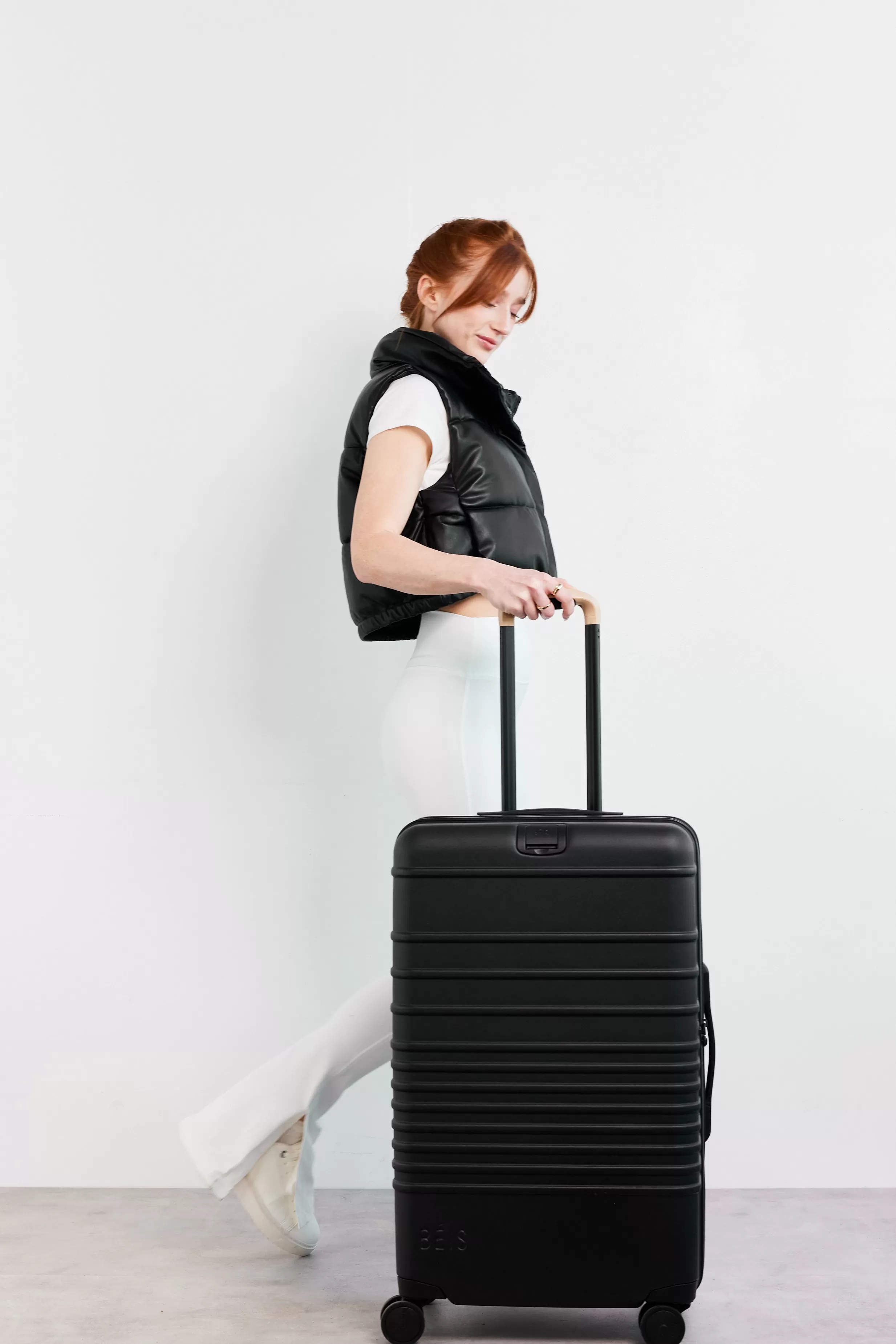 Sale The 26" Check-In Roller In Black Hard-Sided Luggage