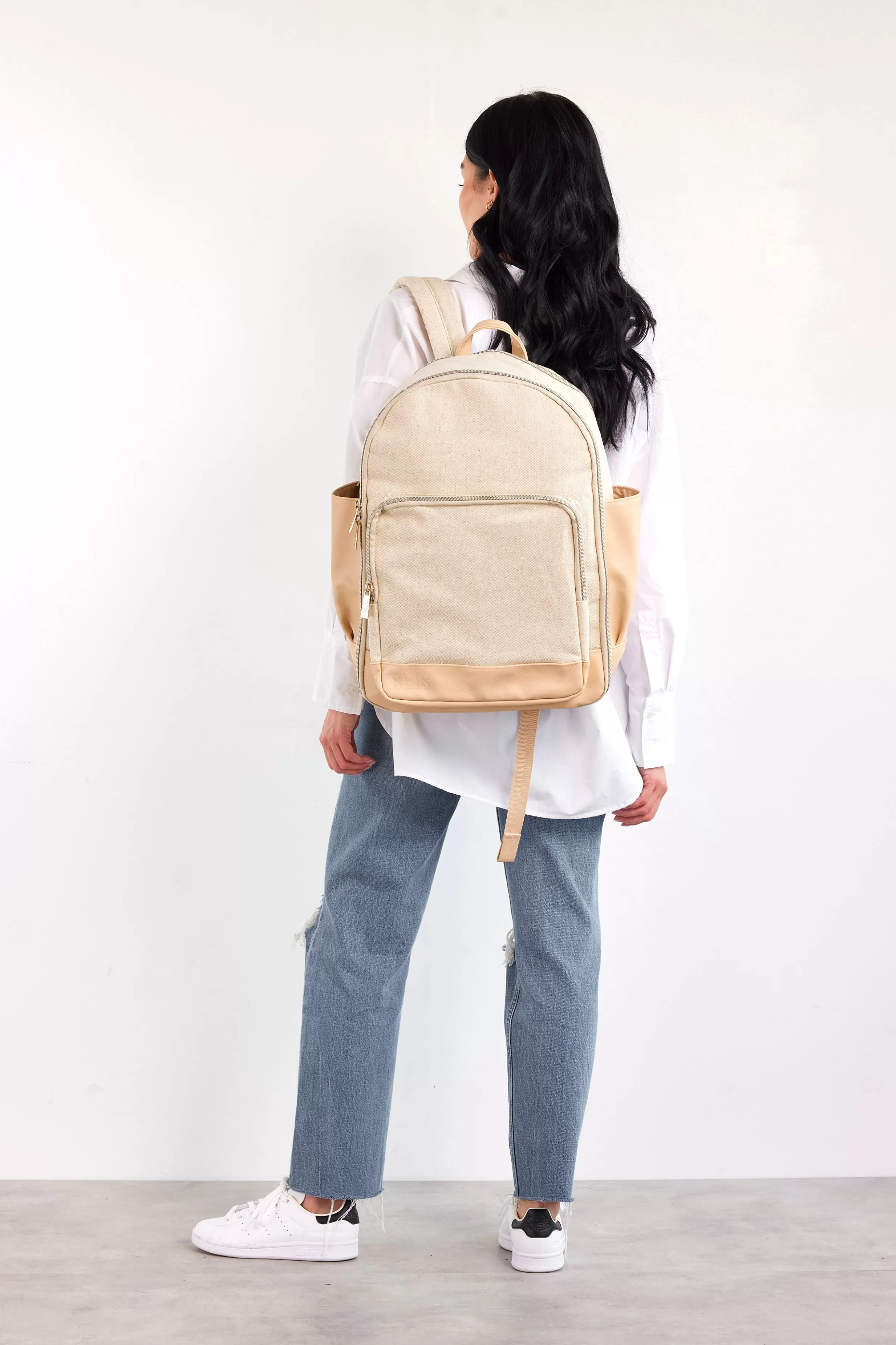 Cheap The Backpack In Beige Backpacks