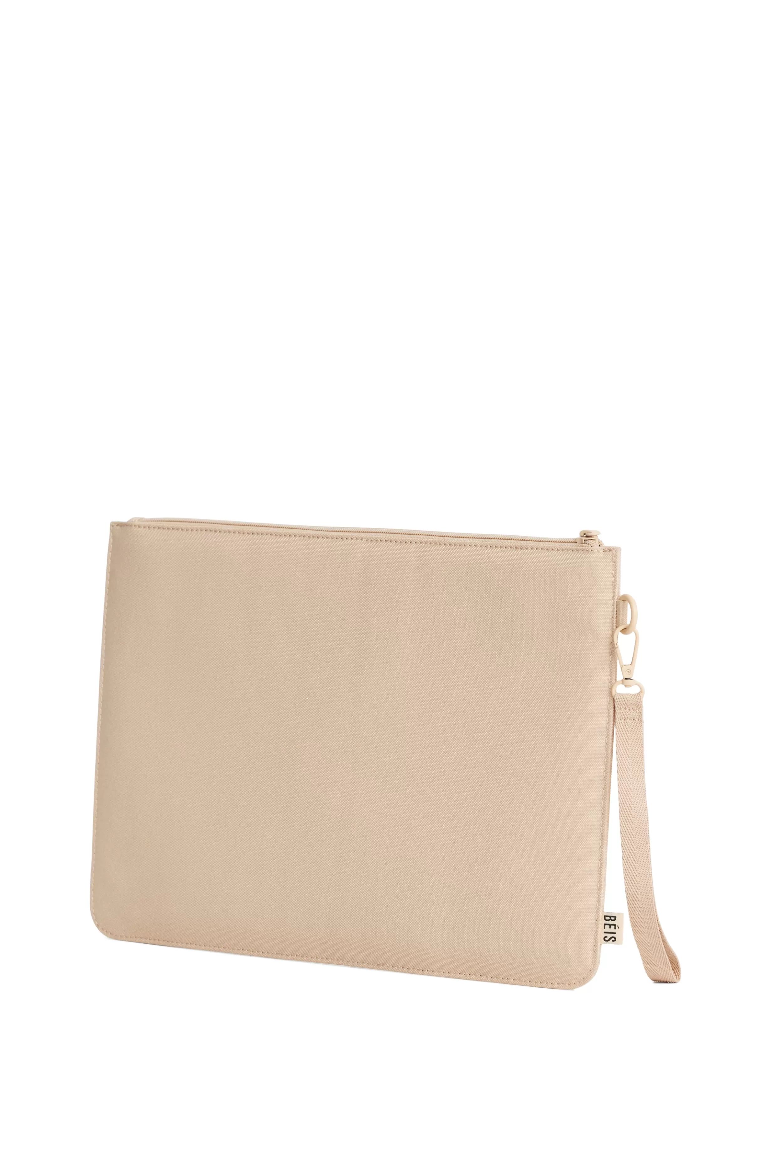 Store The Beisics Laptop Pouch In Beige Work Accessories