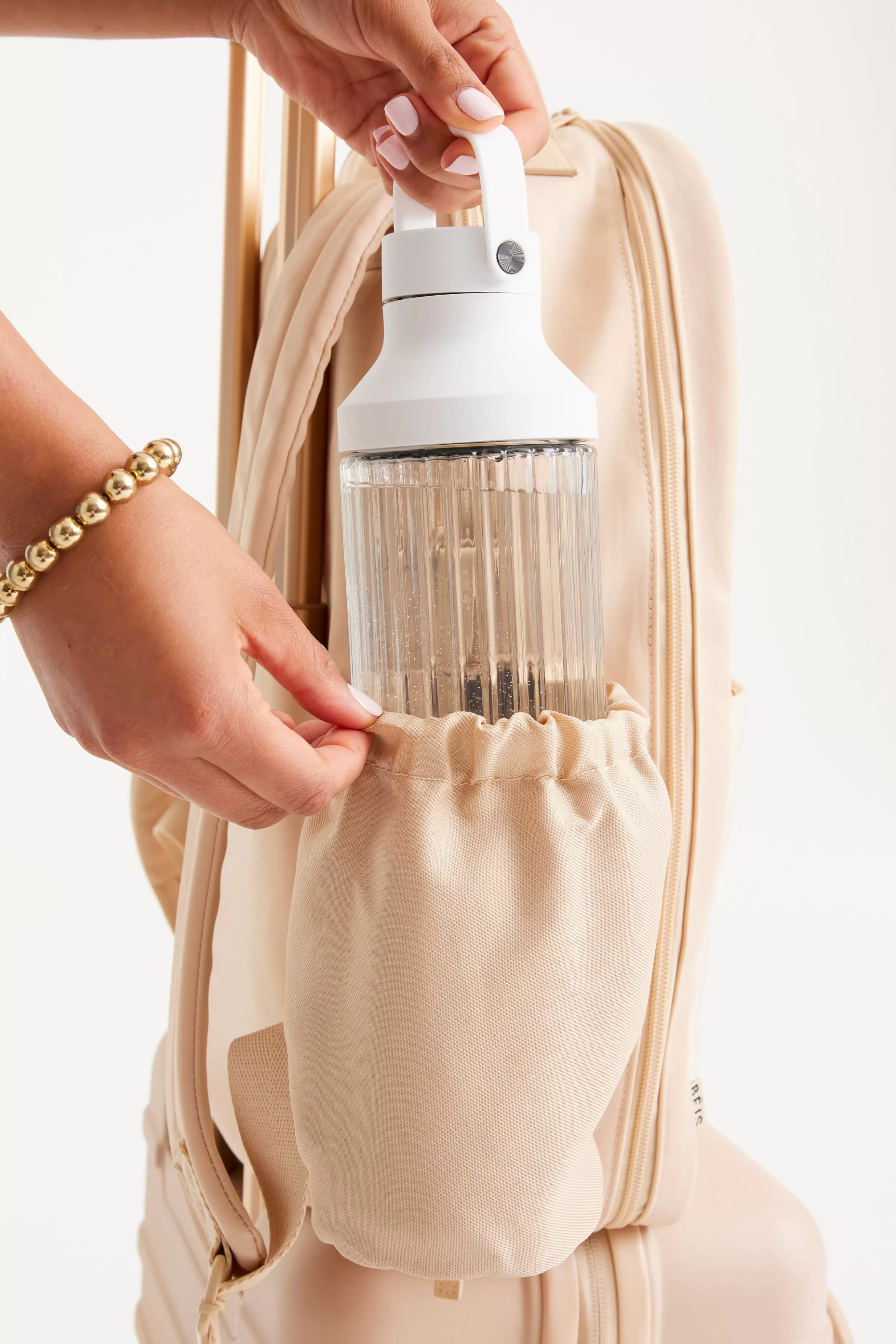 Clearance The Commuter Backpack In Beige Backpacks