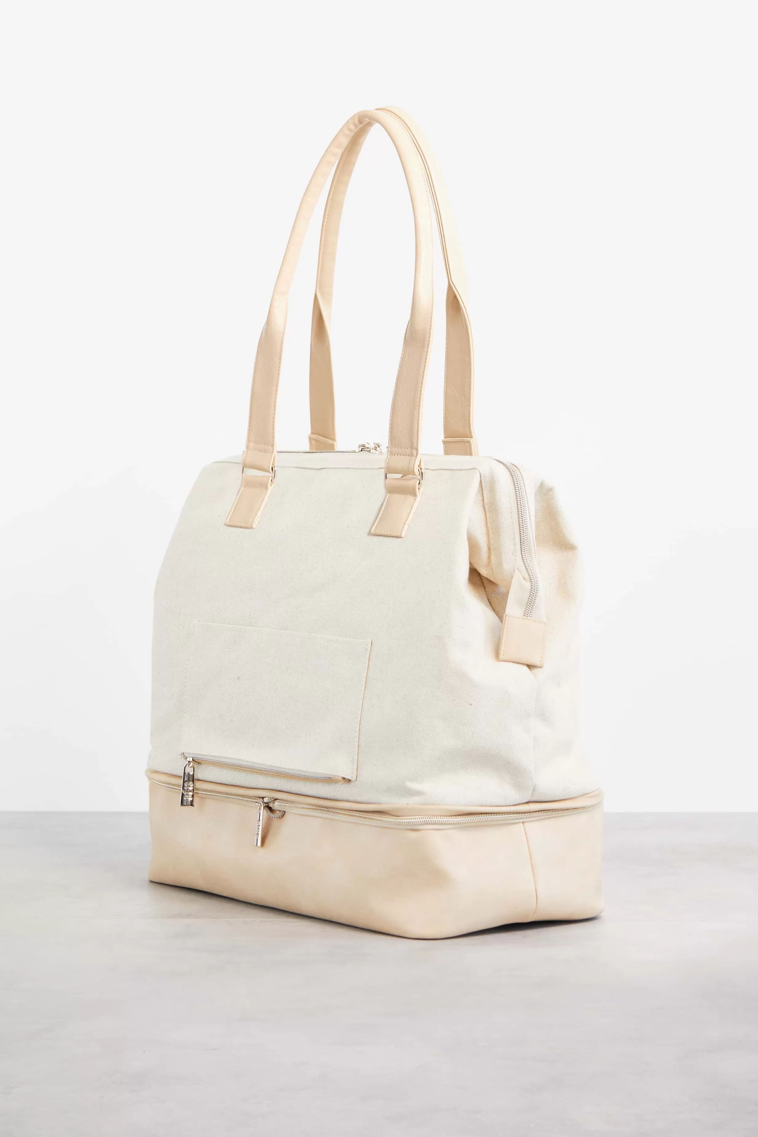 Hot The Convertible Mini Weekender In Beige Weekenders