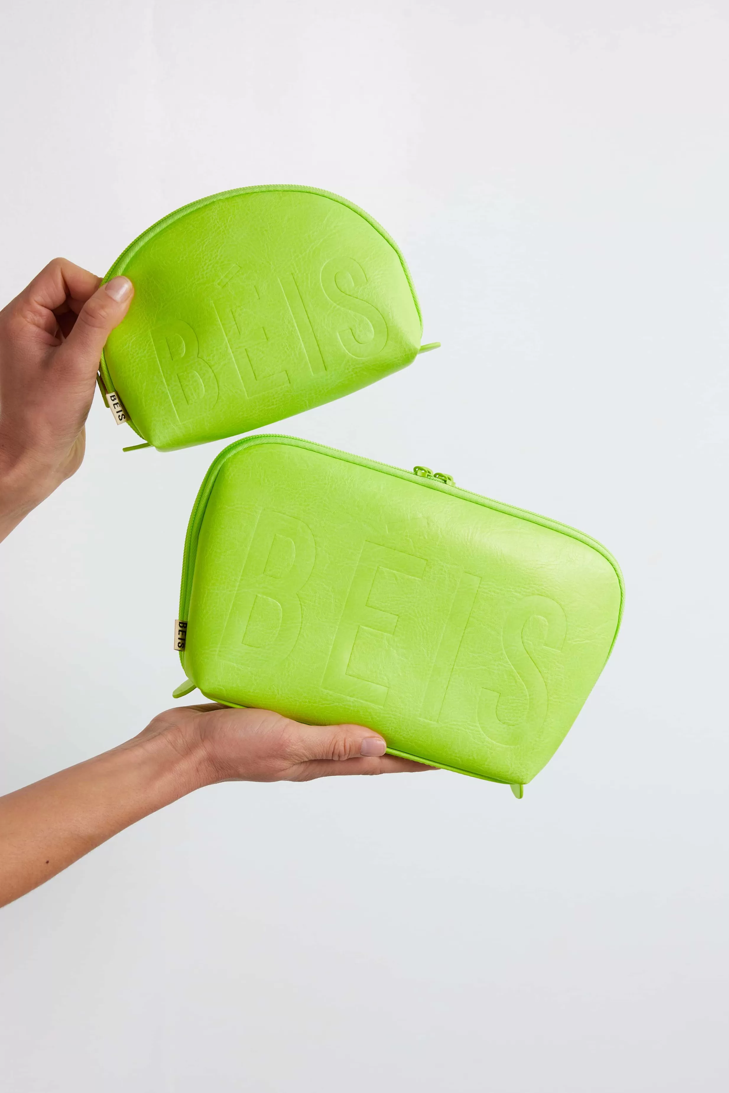 Cheap The Cosmetic Pouch Set In Citron Cosmetic Bags