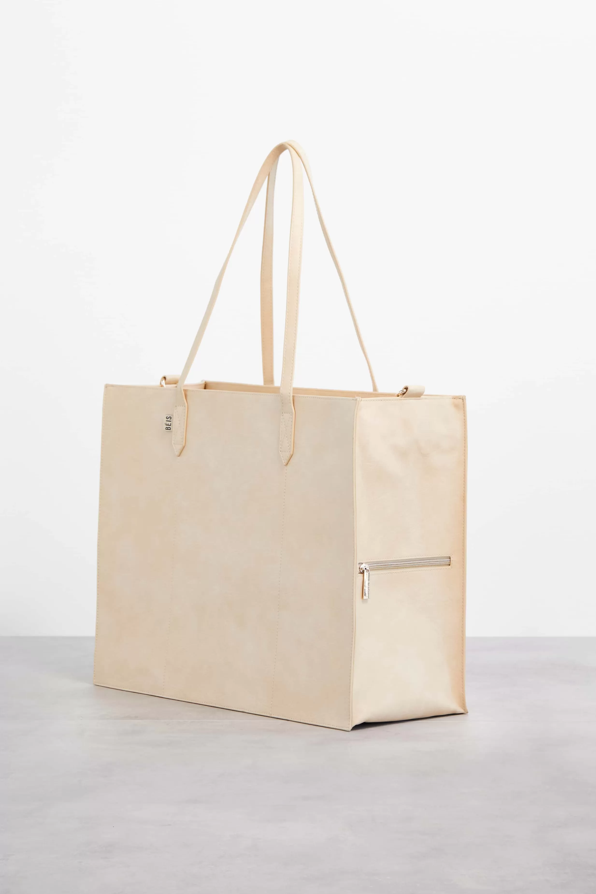 Sale The Large Work Tote In Beige Travel Totes