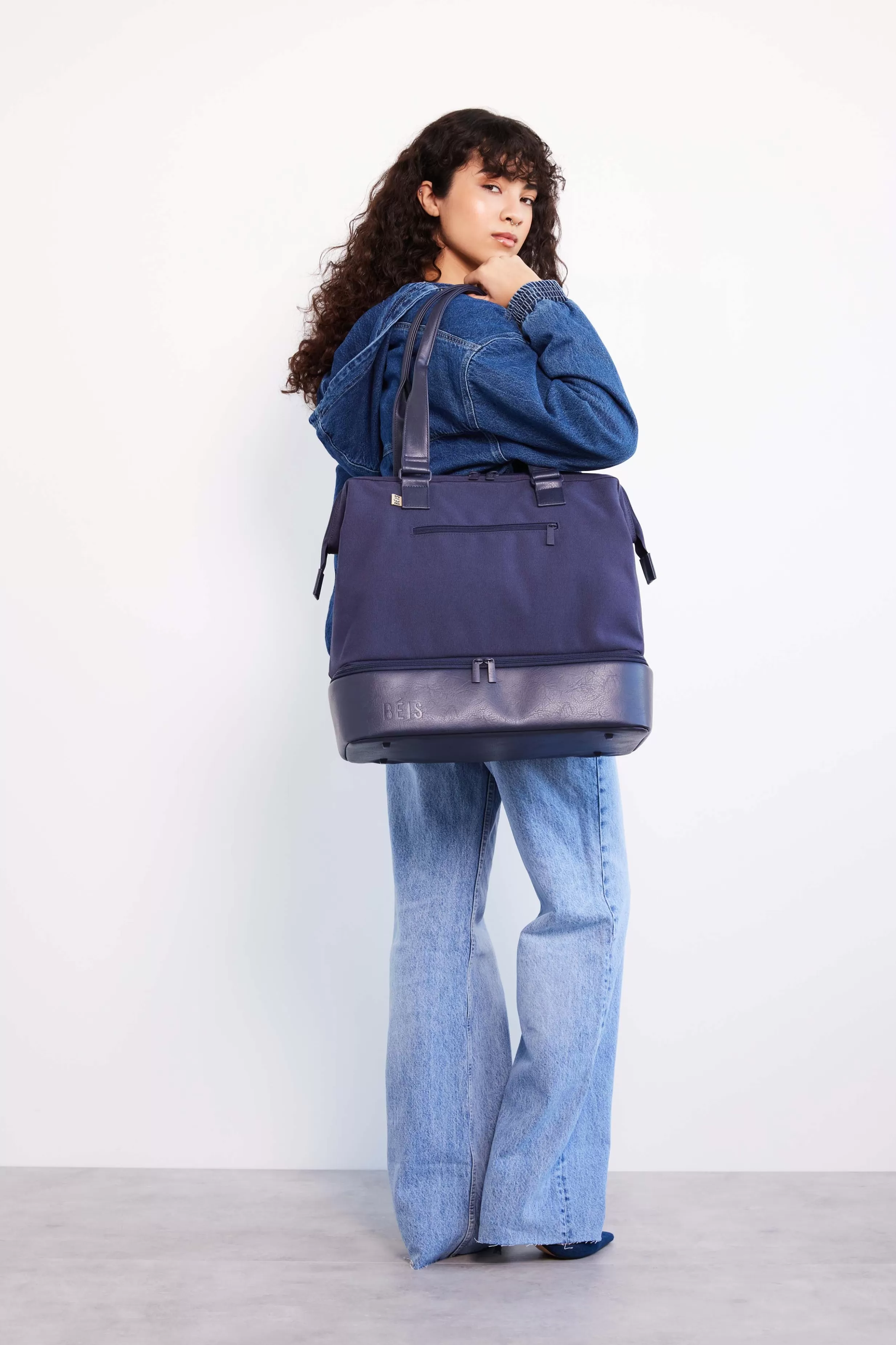 Shop The Mini Weekender In Navy Weekenders