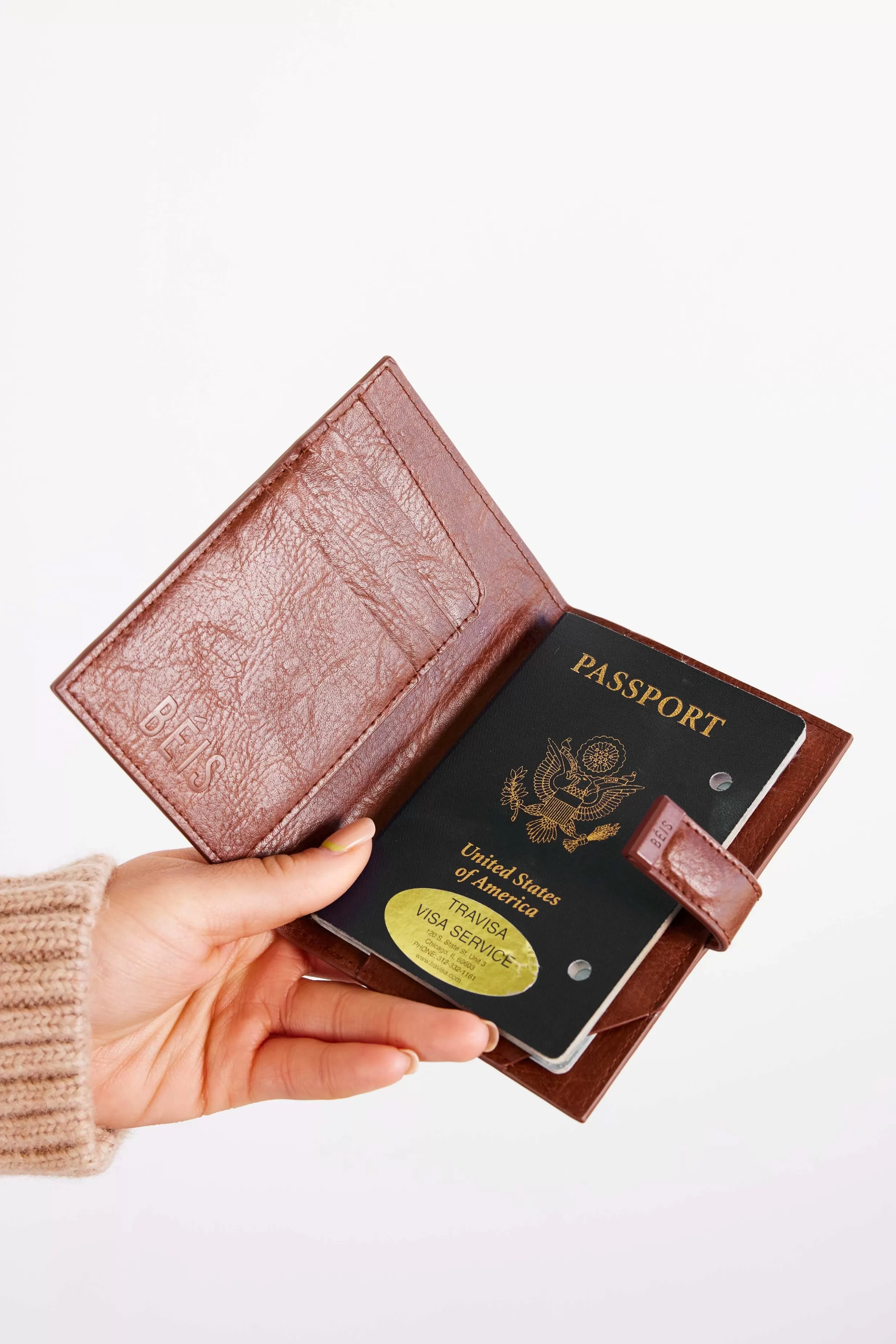 Outlet The Passport & Luggage Tag Set In Maple Wallets & Wristlets